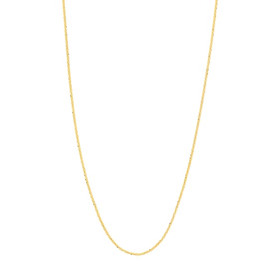 14K Yellow Gold 1.15 mm Sparkle Chain w/ Lobster Clasp - 20 in. 14K Yellow Gold 1.15 mm Sparkle Chain w/ Lobster Clasp - 20 in.