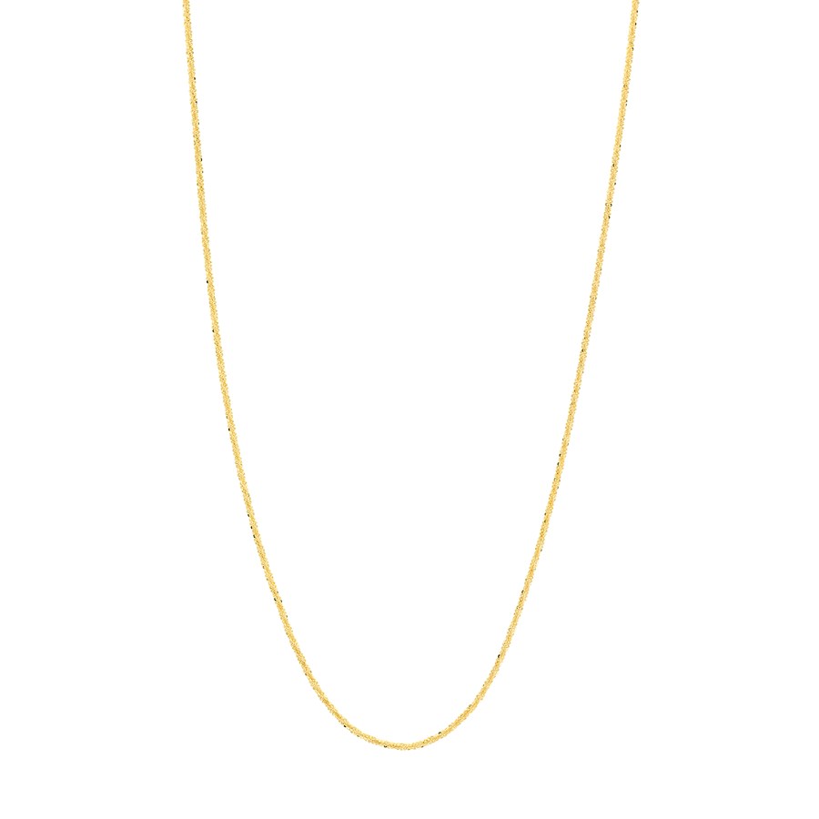 14K Yellow Gold 1.15 mm Sparkle Chain w/ Lobster Clasp - 20 in.