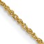 14K Yellow Gold 1.1mm Ropa Chain - 22 in.