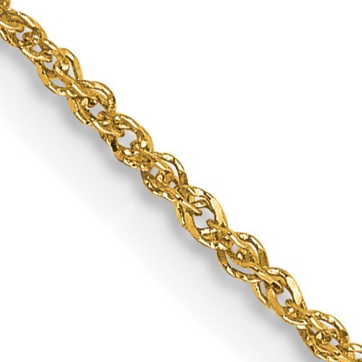 14K Yellow Gold 1.1mm Ropa Chain - 22 in.