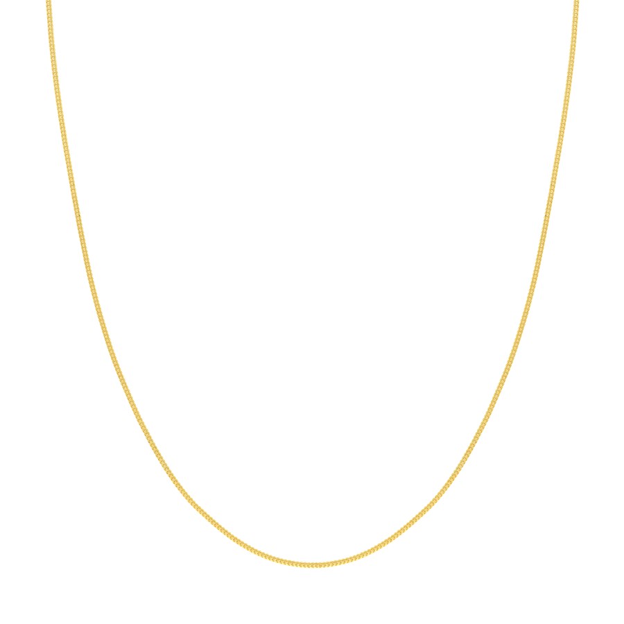 14K Yellow Gold 1.2 mm Franco Chain w/ Lobster Clasp - 16 in.