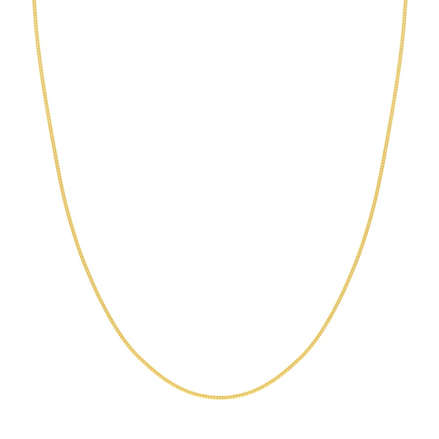14K Yellow Gold 1.2 mm Franco Chain w/ Lobster Clasp - 16 in.
