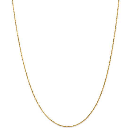 14k Yellow Gold 1.2 mm Parisian Wheat Chain - 22 in. 14k Yellow Gold 1.2 mm Parisian Wheat Chain - 22 in.