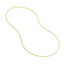 14K Yellow Gold 1.25 mm Square Wheat Chain w Lobster Clasp -20 in