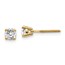 14k Yellow Gold 1/2ct Lab Grown Diamond Earring