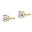 14k Yellow Gold 1/2ct Lab Grown Diamond Earring