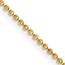14K Yellow Gold 1.2mm D/C Beaded Pendant Chain - 22 in.