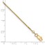 14K Yellow Gold 1.2mm D/C Cable Chain - 10 in.