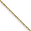 14K Yellow Gold 1.2mm D/C Cable Chain - 14 in.