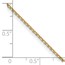 14K Yellow Gold 1.2mm D/C Cable Chain - 14 in.