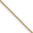 14K Yellow Gold 1.2mm D/C Cable Chain - 18 in.