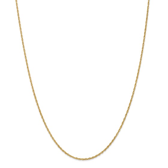 14k Yellow Gold 1.3 mm Heavy-Baby Rope Chain - 30 in. 14k Yellow Gold 1.3 mm Heavy-Baby Rope Chain - 30 in.