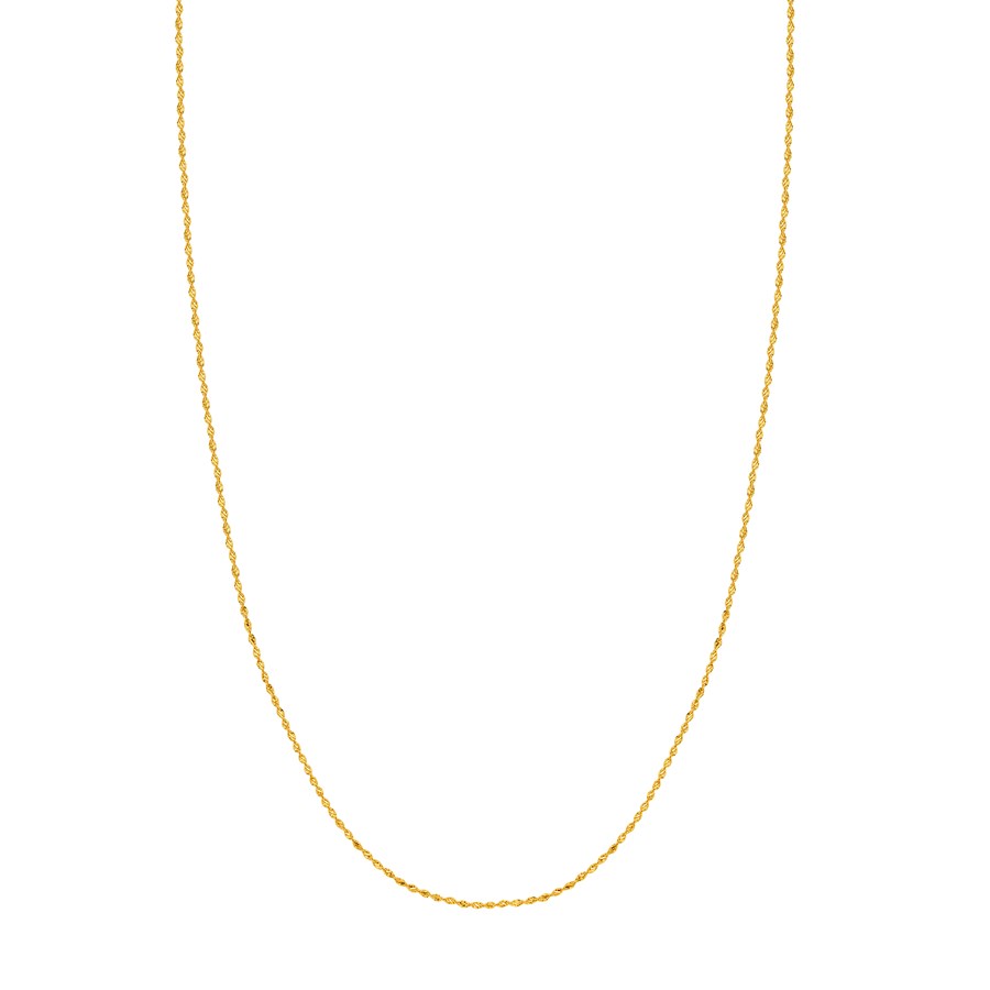 14K Yellow Gold 1.35 mm Dorica Chain w/ Lobster Clasp - 16 in.