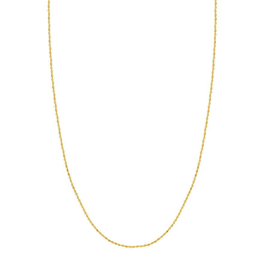 14K Yellow Gold 1.35 mm Dorica Chain w/ Lobster Clasp - 18 in.