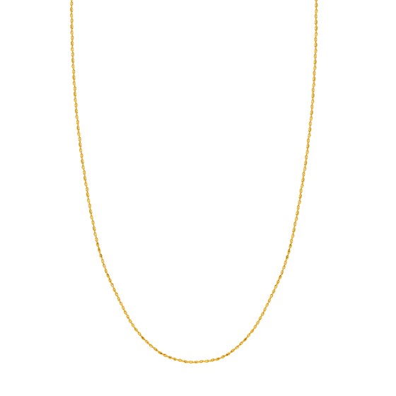 14K Yellow Gold 1.35 mm Dorica Chain w/ Lobster Clasp - 18 in.
