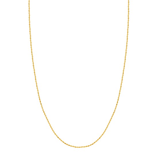 14K Yellow Gold 1.35 mm Dorica Chain w/ Lobster Clasp - 18 in. 14K Yellow Gold 1.35 mm Dorica Chain w/ Lobster Clasp - 18 in.