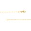 14K Yellow Gold 1.35 mm Dorica Chain w/ Lobster Clasp - 18 in.