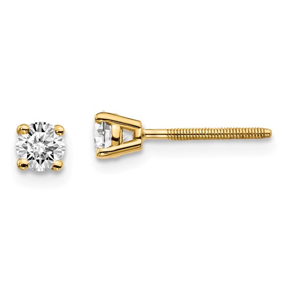 14k Yellow Gold 1/3ct Lab Grown Diamond Earring 14k Yellow Gold 1/3ct Lab Grown Diamond Earring