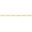 14K Yellow Gold 1.3mm Figaro Link Chain Anklet - 10 in.