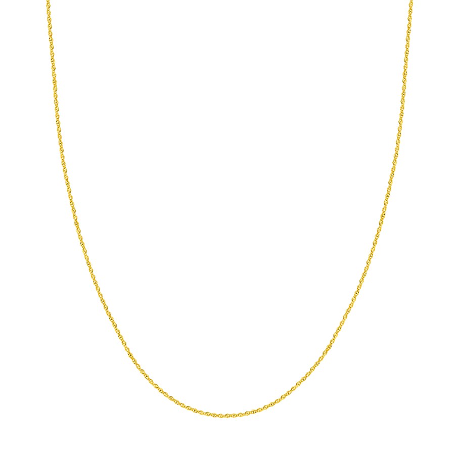 14K Yellow Gold 1.4 mm Singapore Chain -18 in.
