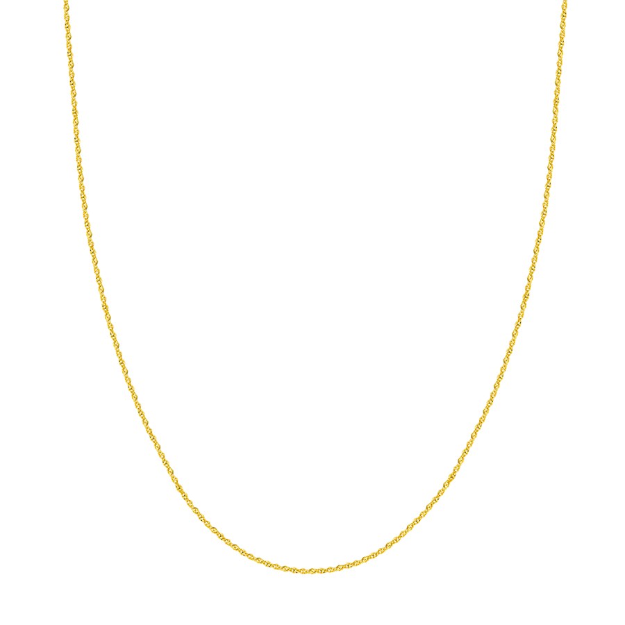 14K Yellow Gold 1.4 mm Singapore Chain -20 in.