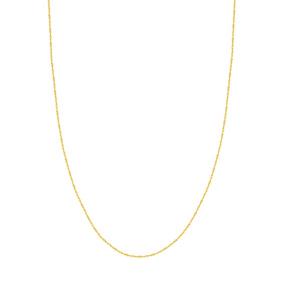 14K Yellow Gold 1.4 mm Singapore Chain w/ Lobster Clasp - 16 in. 14K Yellow Gold 1.4 mm Singapore Chain w/ Lobster Clasp - 16 in.
