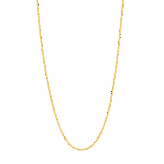 14K Yellow Gold 1.4 mm Sparkle Chain w/ Lobster Clasp - 20 in. 14K Yellow Gold 1.4 mm Sparkle Chain w/ Lobster Clasp - 20 in.