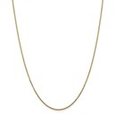14k Yellow Gold 1.45 mm Solid Diamond Cut Cable Chain - 22 in.