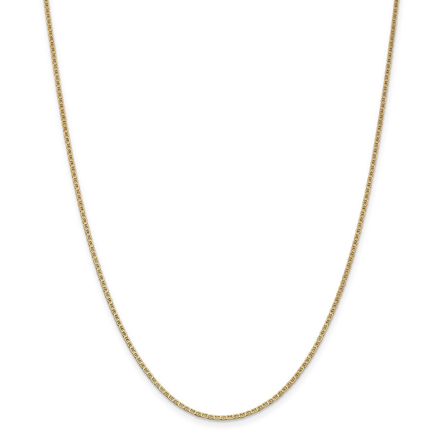 14k Yellow Gold 1.5 mm Anchor Link Chain - 22 in.