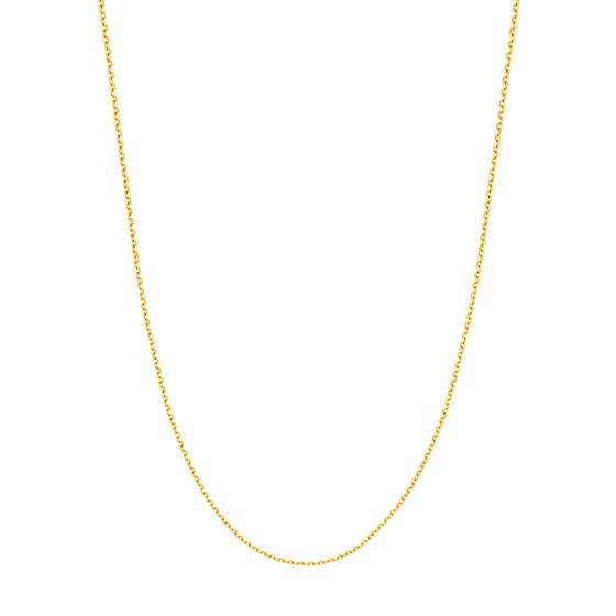 14K Yellow Gold 1.5 mm Cable Chain w/ Lobster Clasp - 16 in.