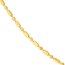 14K Yellow Gold 1.5 mm Diamond Cut Bead & Bar Chain - 20in.
