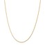 14k Yellow Gold 1.5 mm Diamond Cut Wheat Chain - 22 in.