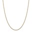 14k Yellow Gold 1.5 mm Hollow Round Box Chain - 22 in.