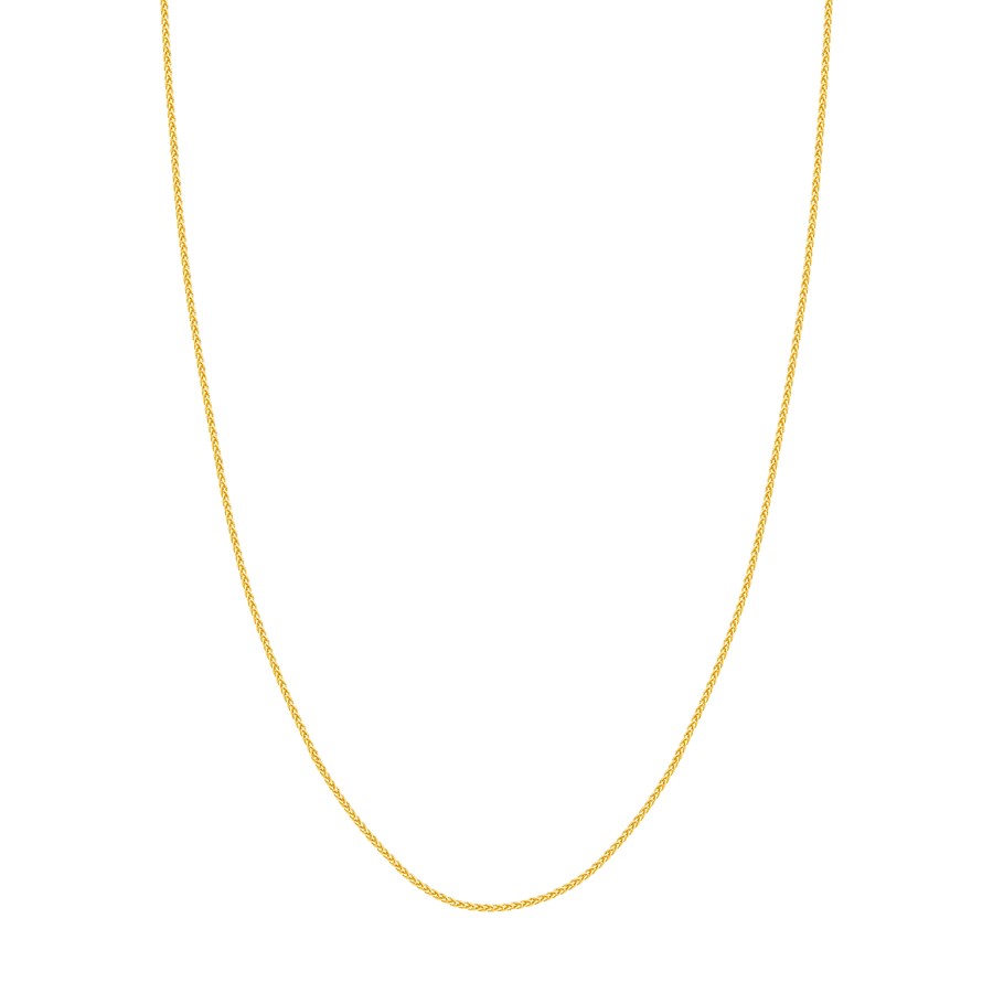 14K Yellow Gold 1.5 mm Wheat Chain w/ Lobster Clasp - 16 in.