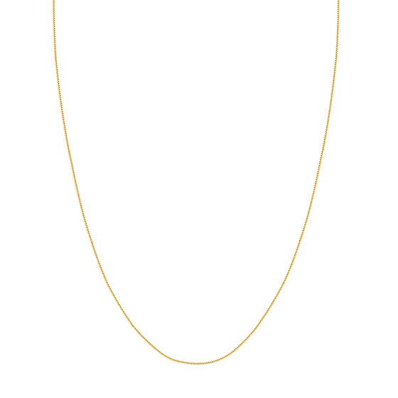 14K Yellow Gold 1.5 mm Wheat Chain w/ Spring Ring Clasp - 18 in.