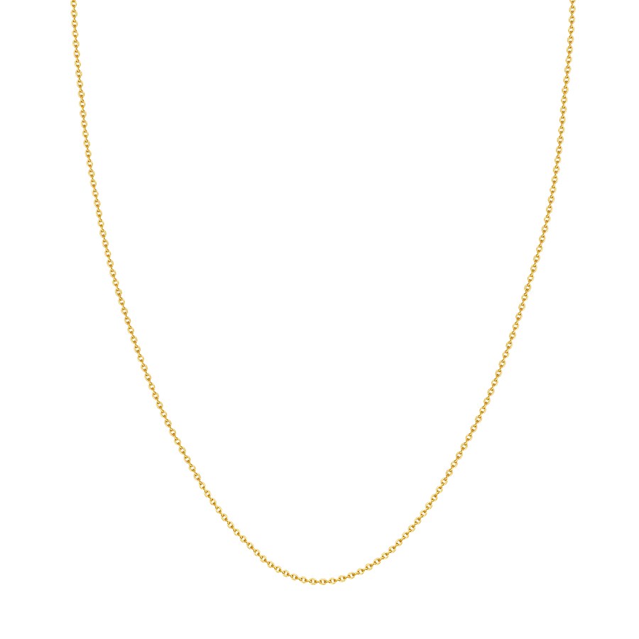 14K Yellow Gold 1.50mm Cable Chain with Lobster Clasp - 16 in