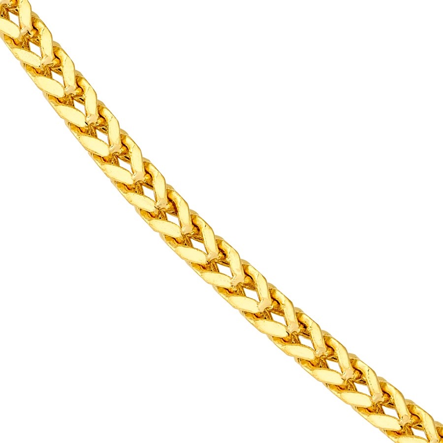 14K Yellow Gold 1.55 mm Square Franco - 20in.