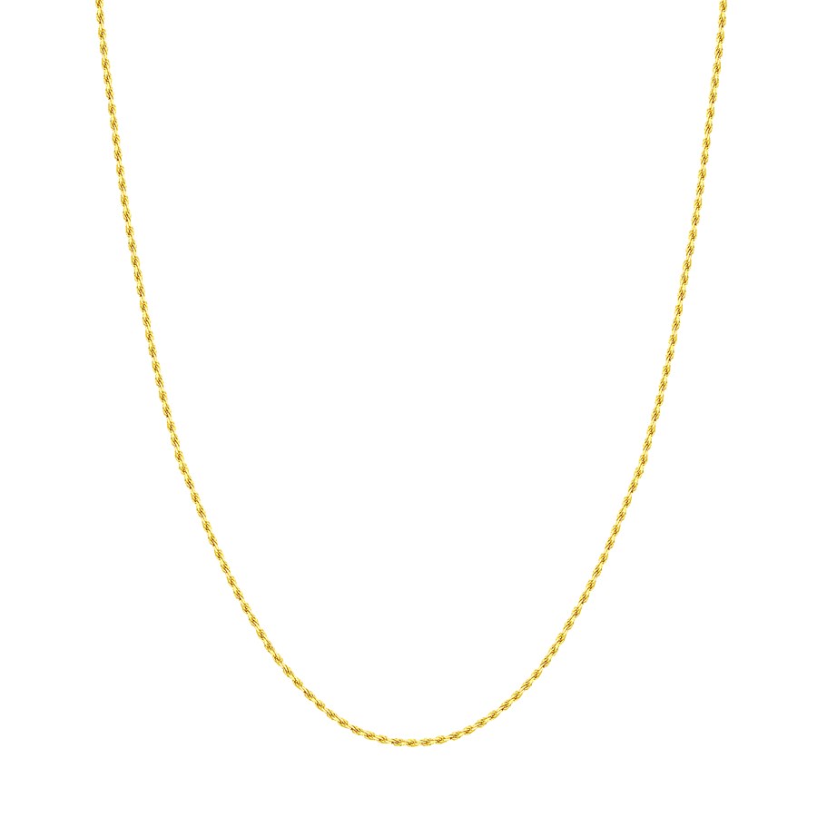 14K Yellow Gold 1.56 mm Rope Chain w/ Lobster Clasp - 20 in.