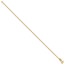 14K Yellow Gold 1.5mm Mariners Link Chain - 10 in.
