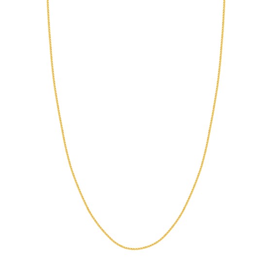 14K Yellow Gold 1.65 mm Wheat Chain w/ Lobster Clasp - 16 in.