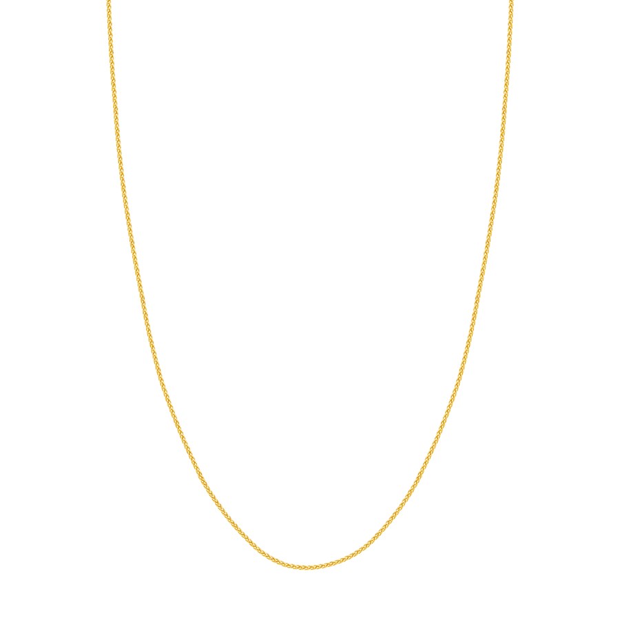 14K Yellow Gold 1.65 mm Wheat Chain w/ Lobster Clasp - 16 in.