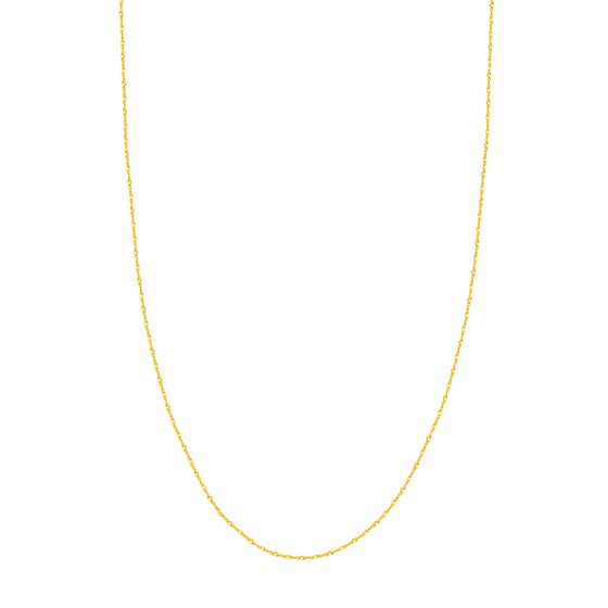 14K Yellow Gold 1.7 mm Singapore Chain w/ Lobster Clasp - 16 in. 14K Yellow Gold 1.7 mm Singapore Chain w/ Lobster Clasp - 16 in.