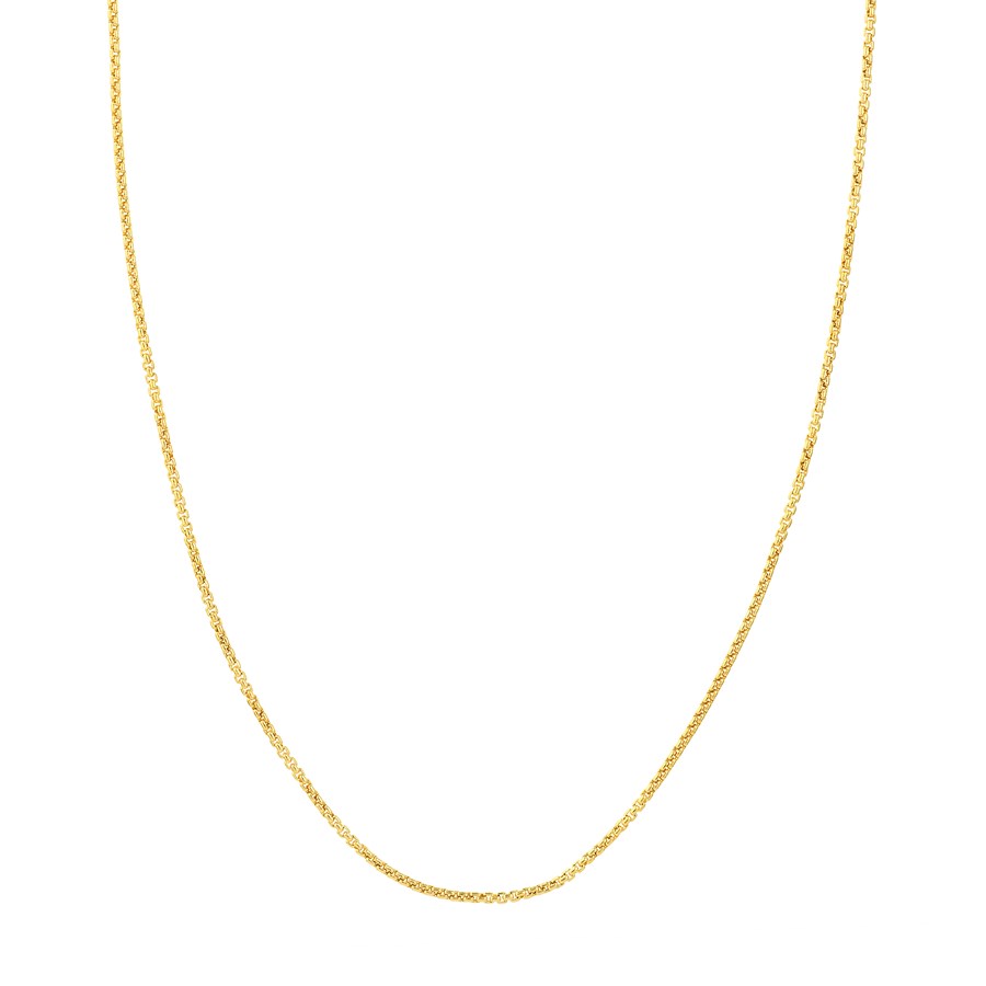 14K Yellow Gold 1.8 mm Box Chain w/ Lobster Clasp - 16 in.