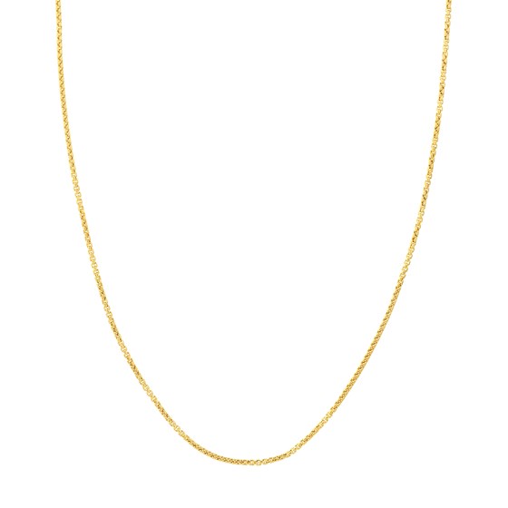 14K Yellow Gold 1.8 mm Box Chain w/ Lobster Clasp - 24 in. 14K Yellow Gold 1.8 mm Box Chain w/ Lobster Clasp - 24 in.