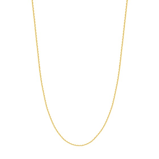 14K Yellow Gold 1.8 mm Cable Chain w/ Lobster Clasp - 18 in.