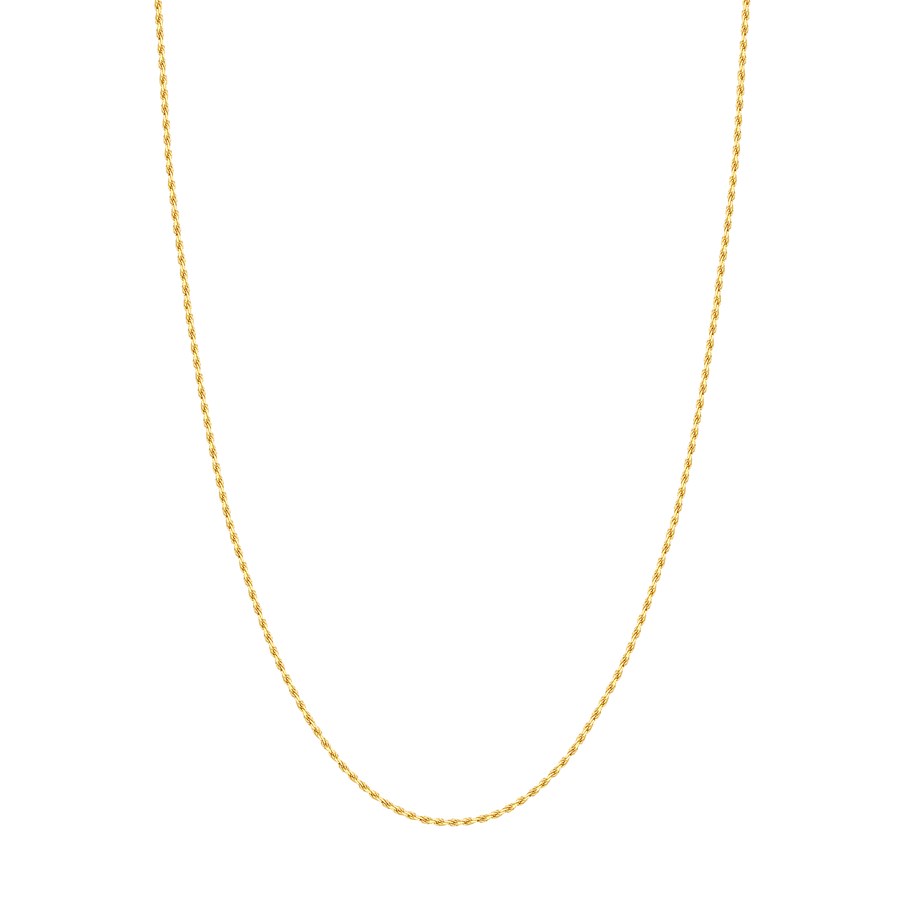 14K Yellow Gold 1.8 mm Rope Chain w/ Lobster Clasp - 20 in.