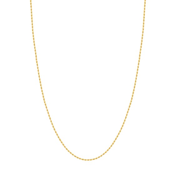 14K Yellow Gold 1.8 mm Rope Chain w/ Lobster Clasp - 22 in. 14K Yellow Gold 1.8 mm Rope Chain w/ Lobster Clasp - 22 in.