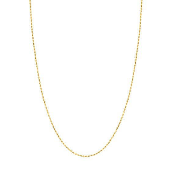 14K Yellow Gold 1.8 mm Rope Chain w/ Lobster Clasp - 24 in.