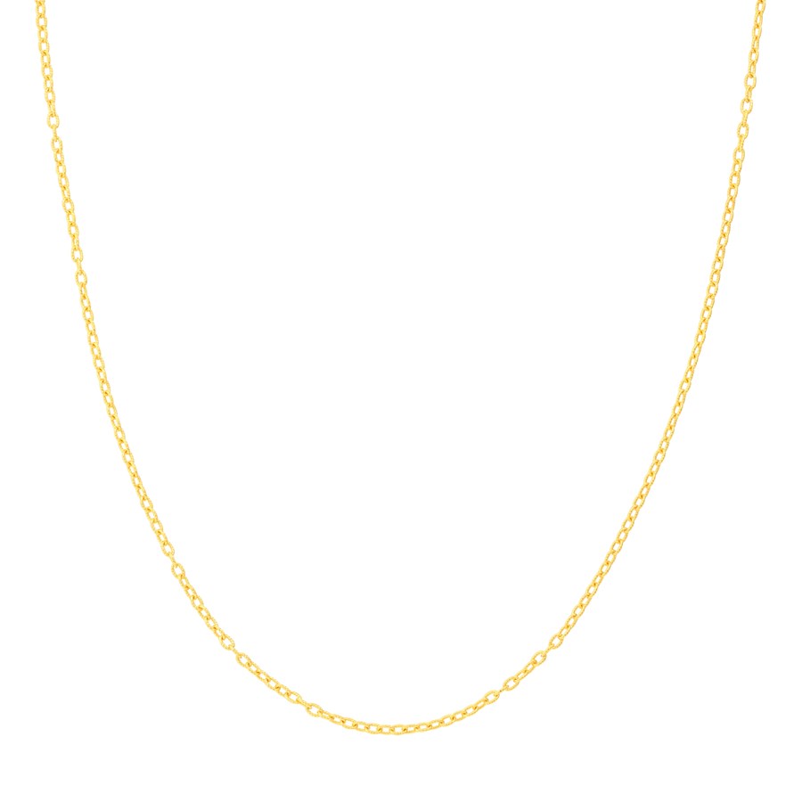 14K Yellow Gold 1.82 mm Cable Chain w/ Lobster Clasp - 16 in.