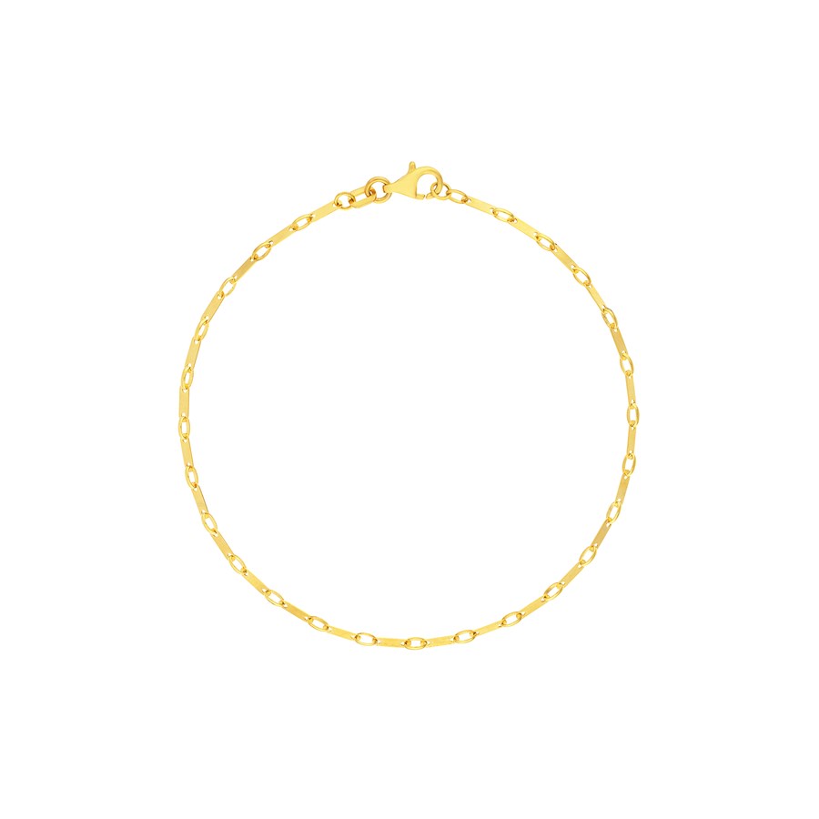 14K Yellow/ Gold 1.85 mm N/A Bracelet w/ Ps Clasp - 7.5 in.